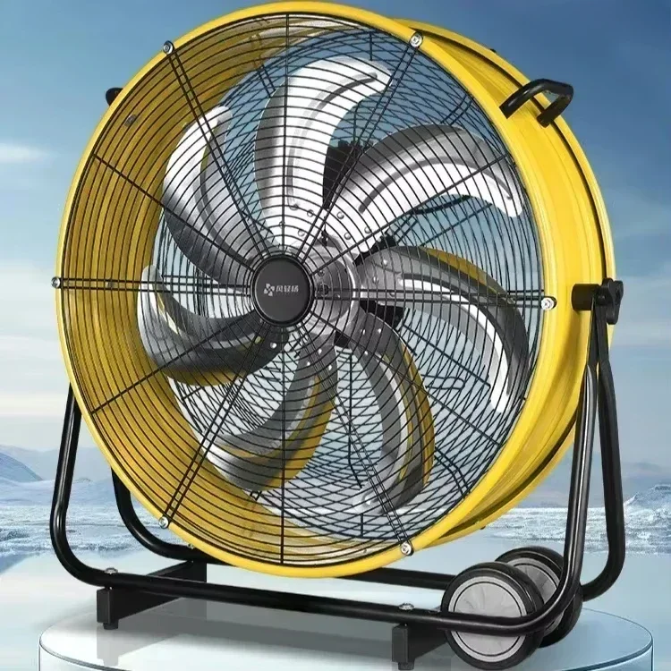 Industrial electric fan. Commercial High wind force cylindrical exhaust fan.  pure copper smart fan.new style