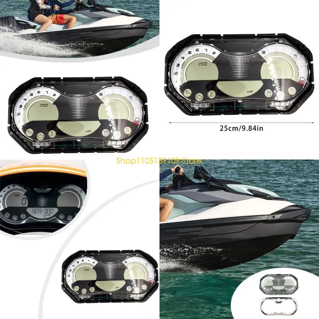 

278002273 Digital Speedometer Lcd Gauge Cluster Bezel For Personal Watercrafts Historical Data Storage