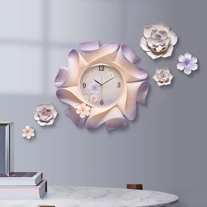 Clock wall clock living room table artistic creativity luxury decoration home clock fashion wall watch.