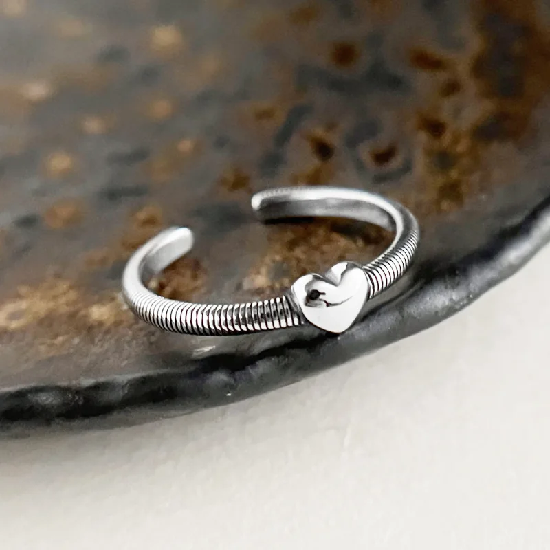 

925 Sterling Silver Heart Engagement Rings For Women Wedding Elegant Luxury Jewelry Accessories Wholesale Jewellery Money 925