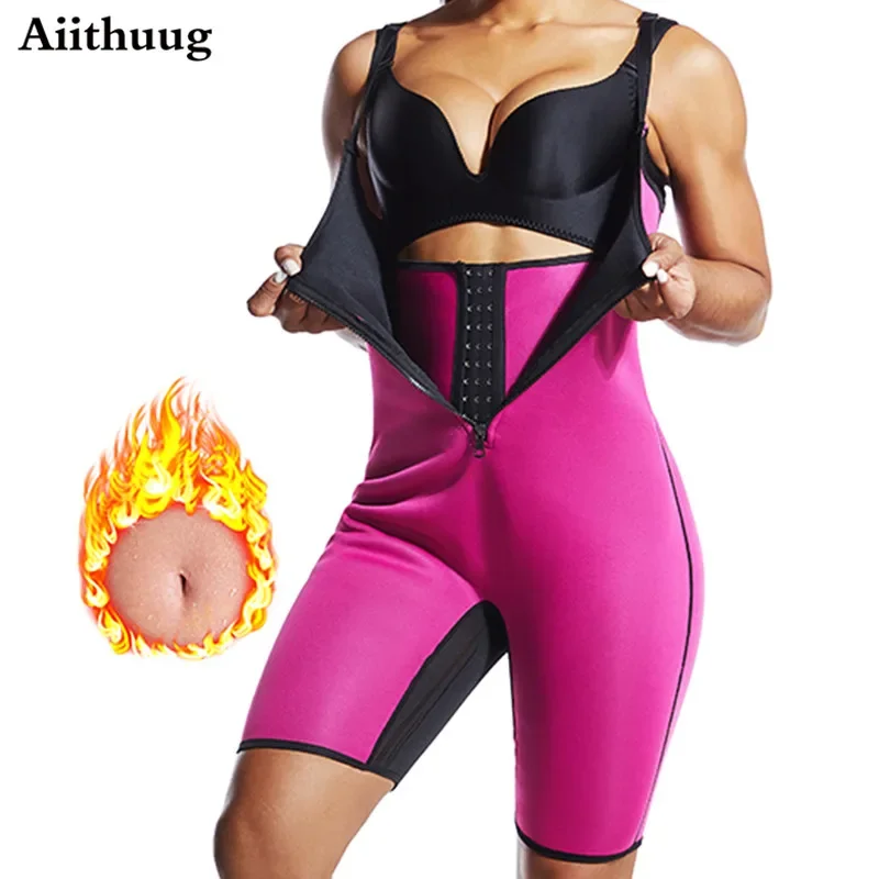 

MrifDila Neoprene Sweating Tank Jumpsuits Neoprene Sweating Bodysuits Workout Sweating Jumpsuit Body Shaper Women Sauna Suit