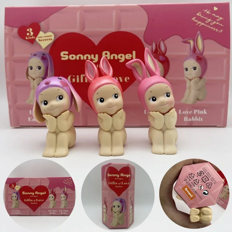 

Мини-фигурка Sonny Angel, серия Gifts Of Love, слепая коробка, Коллекционная модель, фигурка, декор для рабочего стола, подарок на день рождения, игрушки