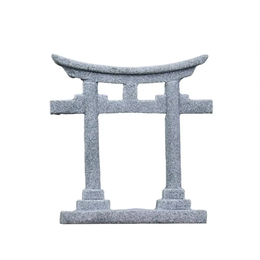 Fish Tank Ornament Japanese Shinto Torii Shrine Gate Model Miniature Aquarium Decoration for Underwater Landscape