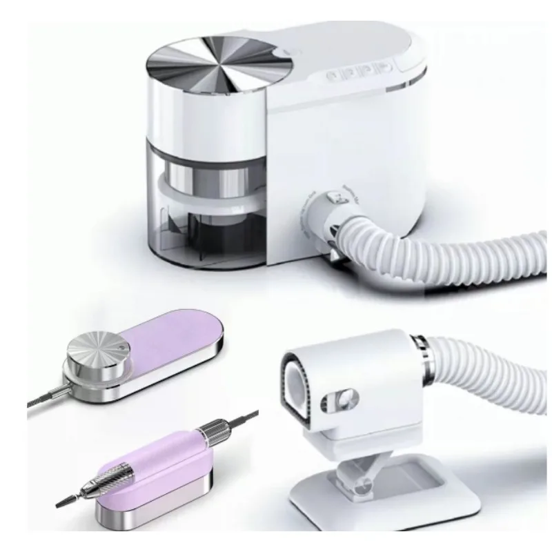New Nail Art Vacuum Cleaner・Brushless Turbo Silent Large Suction Polishing Nail Art Salon Daily Working Repair Tool