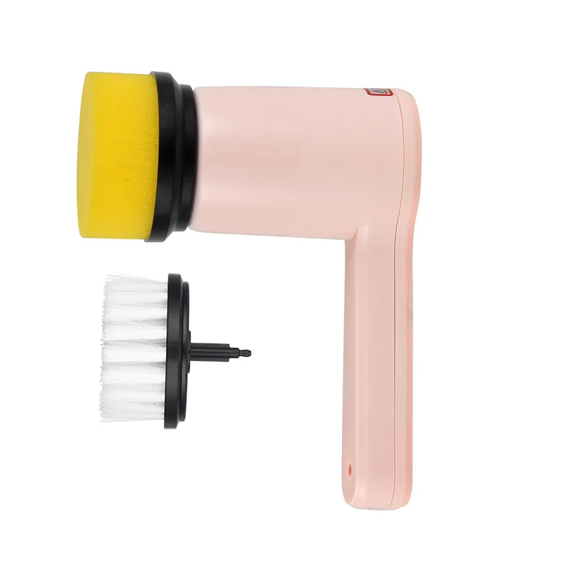 전동 스핀 스크러버 주방 & 욕실 청소기 자동 세척 브러쉬 3 in 1 브러쉬 헤드 주방 설거지 브러쉬 클리너