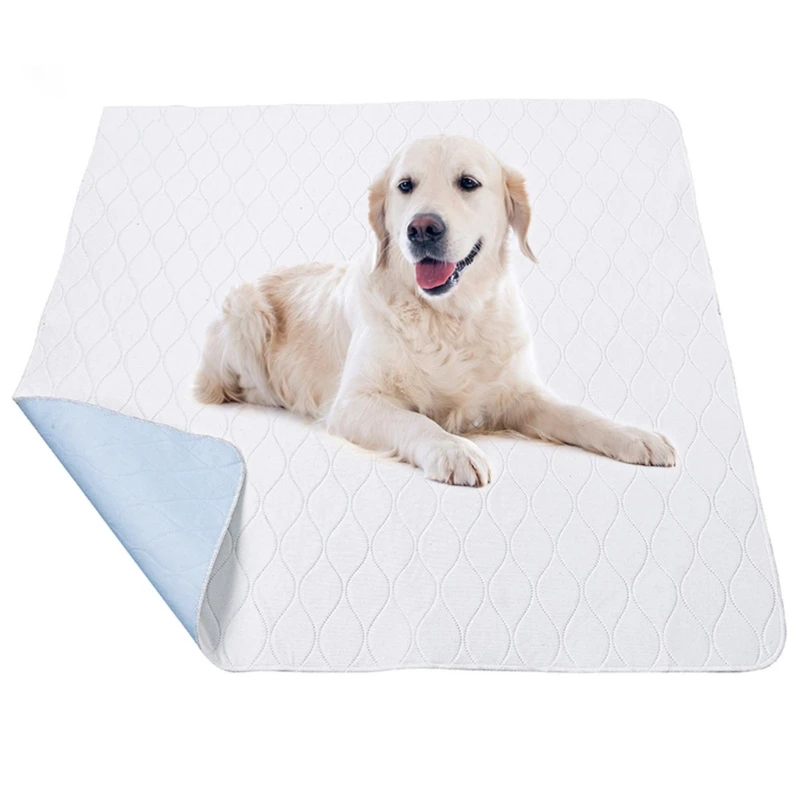 Pet Dog Bed Urine Pad Reusable Dog Pee Pad High Absorbent Diaper Pad Whelping Mats Soft Kennels Pad Training Bedding