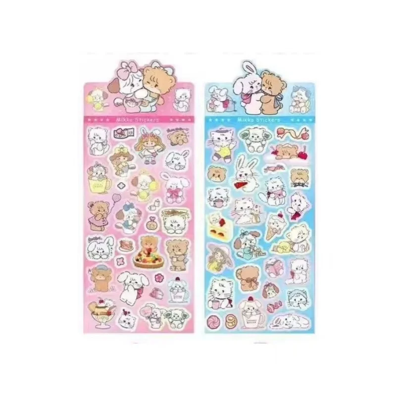 9/90pcs Mikko Laser Sticker Mobiele Telefoon Dagboek Hand Account Diy Ins Cartoon Celebrity Explosie Kinderen Sticker Groothandel