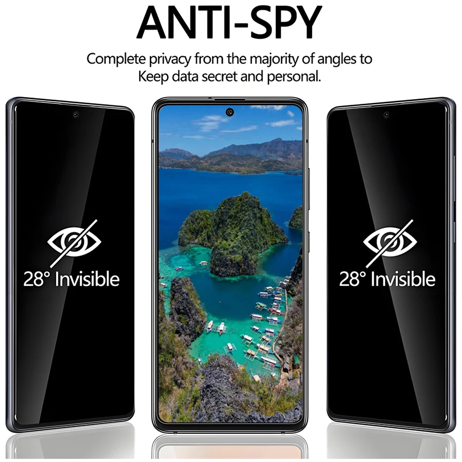 For ZTE Axon 60 Lite Tempered Glass Anti-Spy Privacy Screen 9H Hardness Anti-Scratch For ZTE Axon60 Lite Protector Phone Film