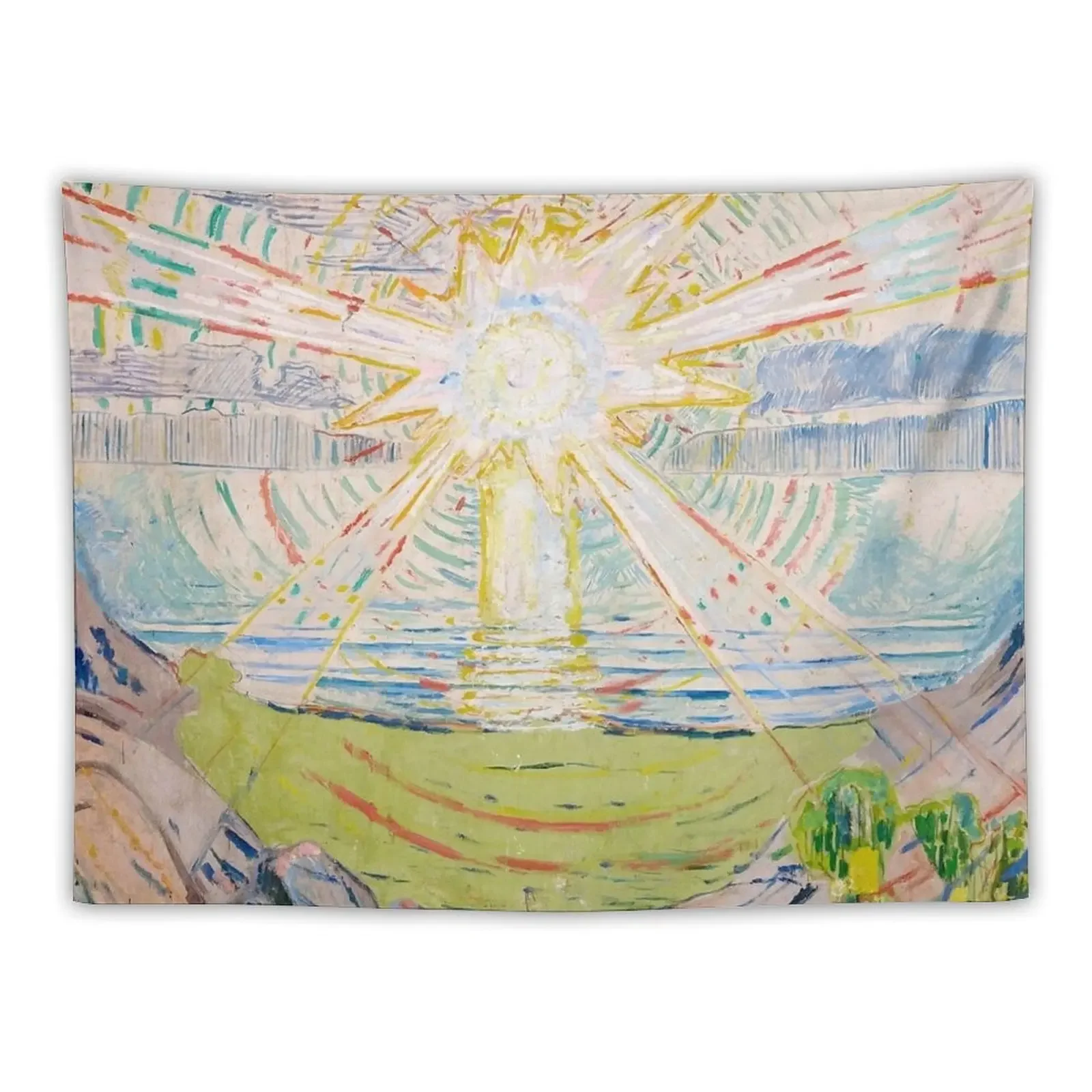 

Edvard Munch The Sun, 1910–11 Tapestry Anime Decor Decoration For Rooms Tapestry