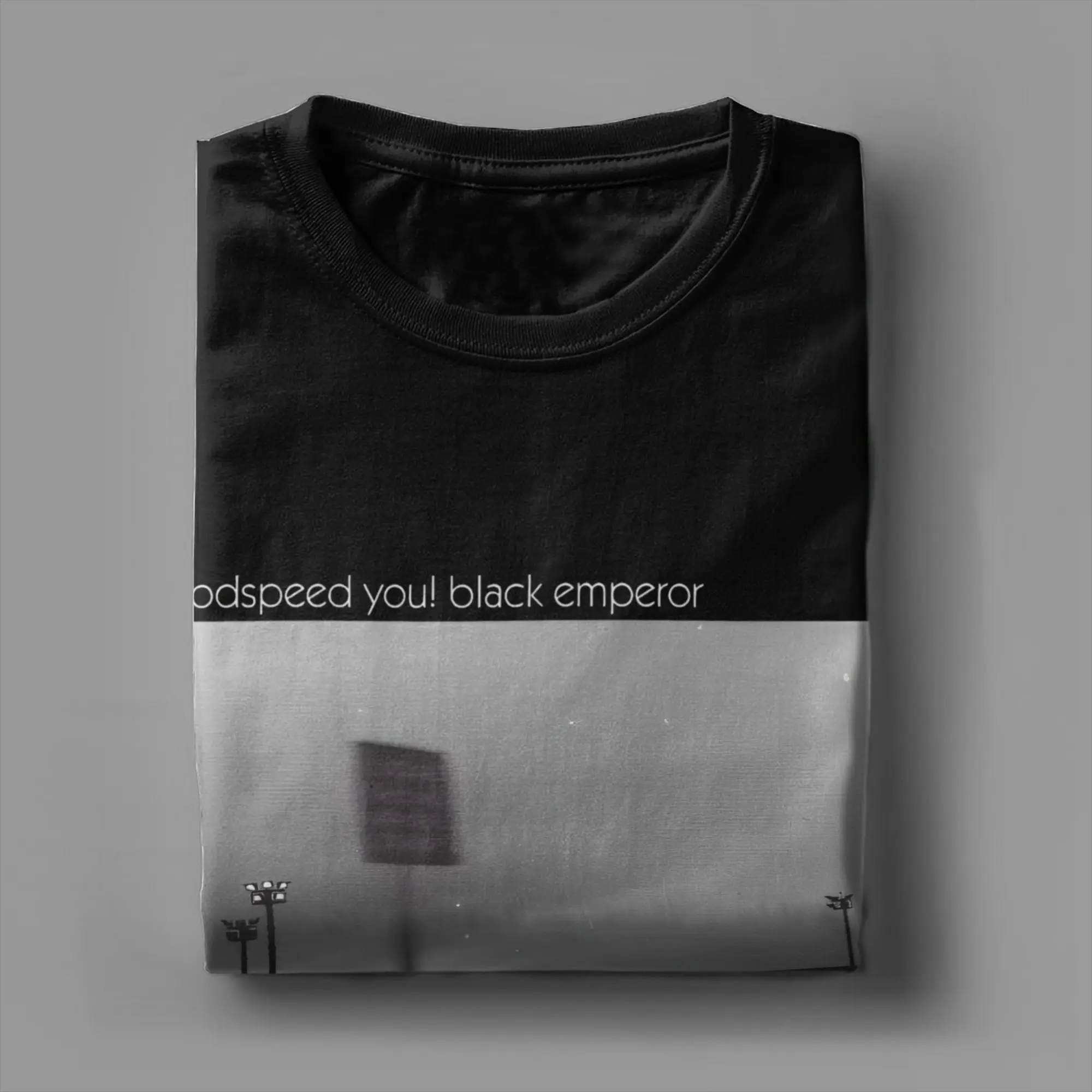 Godspeed You Black Emperor Band T-Shirt Summer  Hipster T Shirts Man Cotton O-Neck Plus Size Tees Short-Sleeved Aesthetic Tshirt