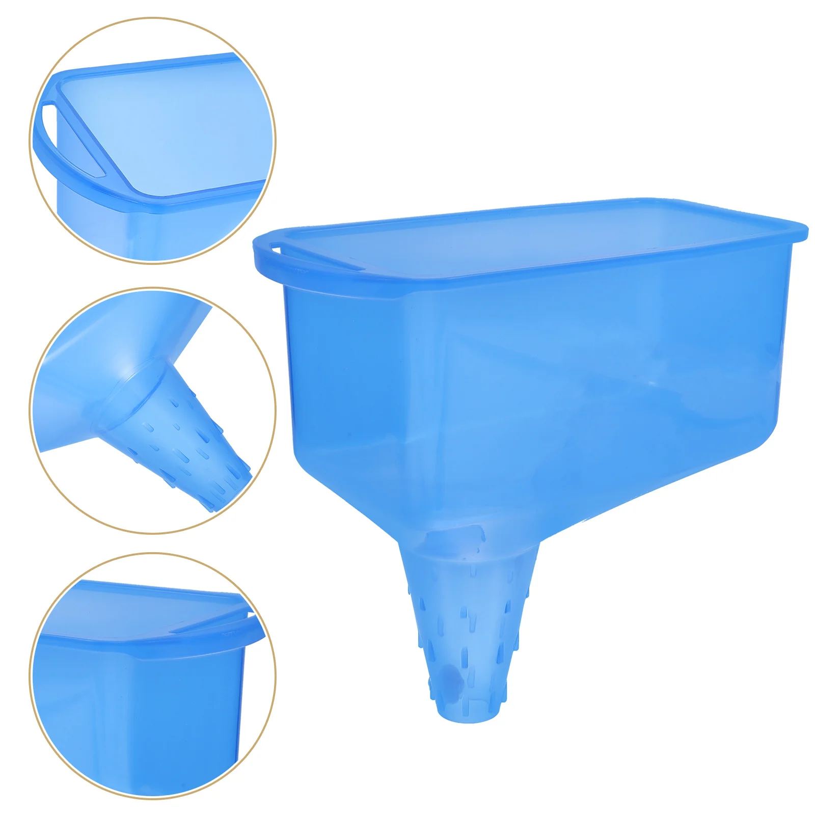 

Square Fuel Oil Funnel for Car Motorcycle Durable Plastic Large Bore Prevents Leakage Easy Use Versatile Cars Trucks Gasoline