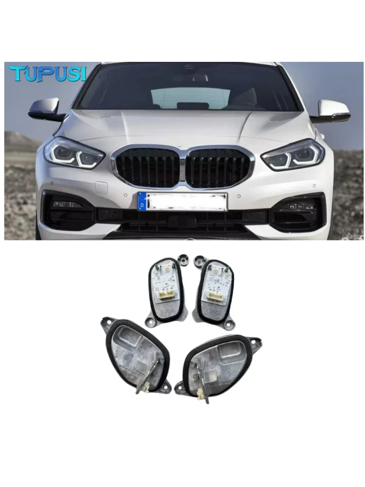 Weißes DRL-Blinklichtmodul LED-Scheinwerfer 63119448115 63119448116 für BMW 1er F40 118i 2er F44 228ix M235ix Gelb – Detail 1