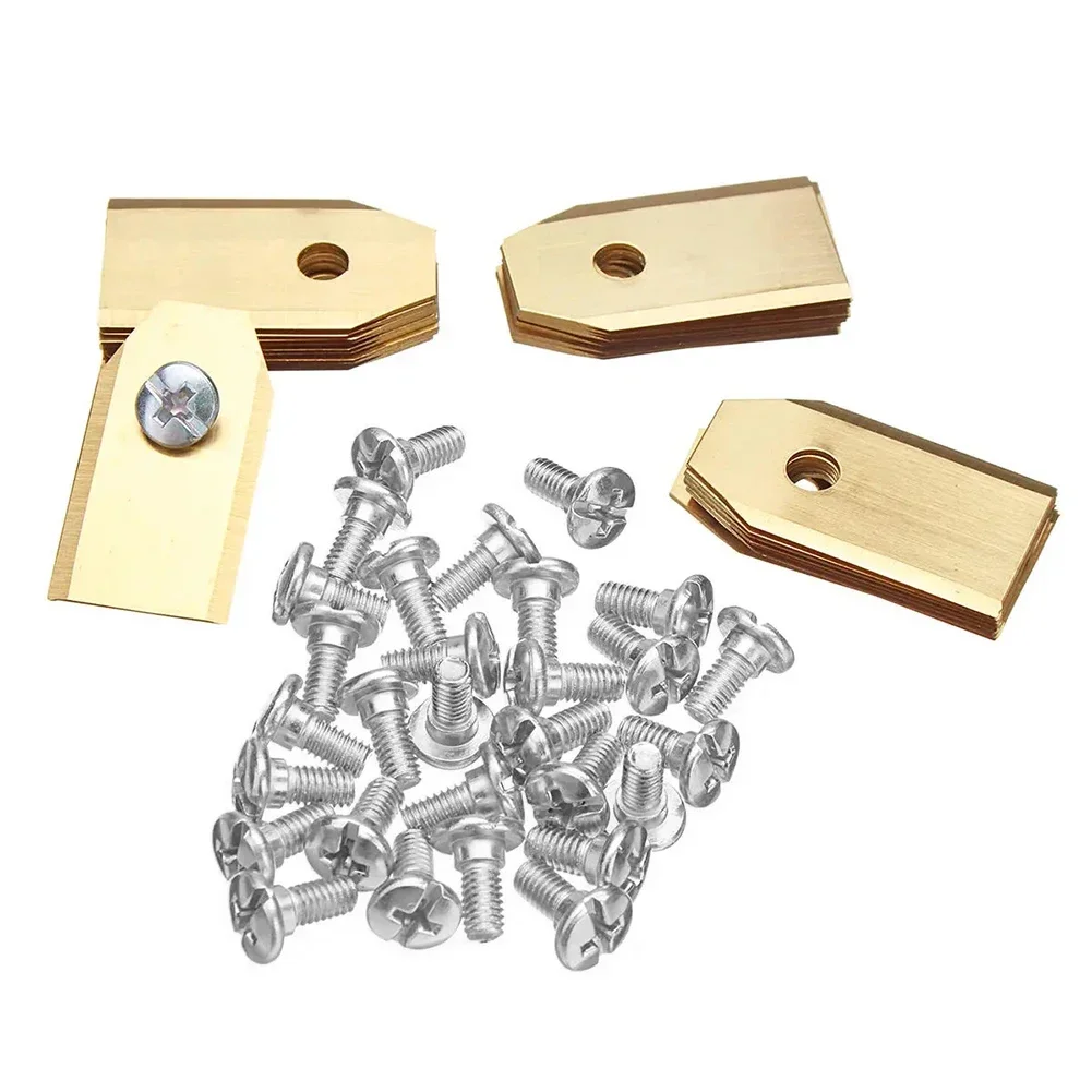 18-150PCS Stainless Steel Grass Cutter Blades with Screw For Husqvarna Automower/Gardena Robotic Lawnmower Repair Mower Blades - view 2