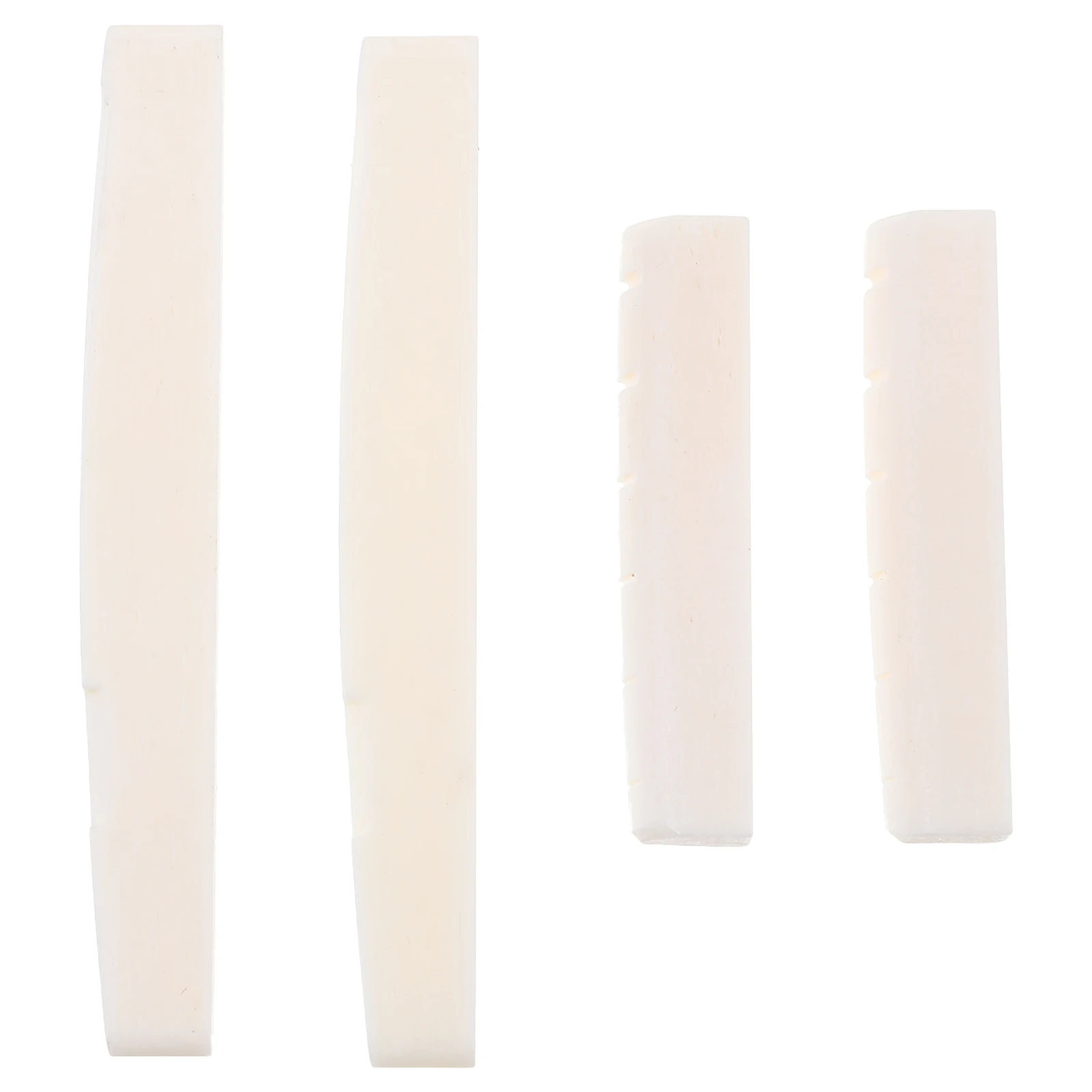 

2 Sets Guitar Pillow Parts Saddle Nuts Acoustic Bridge Beef Bone Accessories Replacement