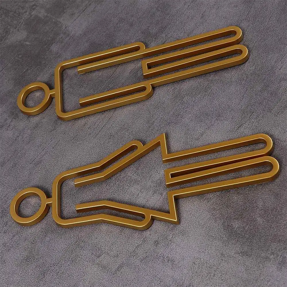 3D Toilet Door Sign…