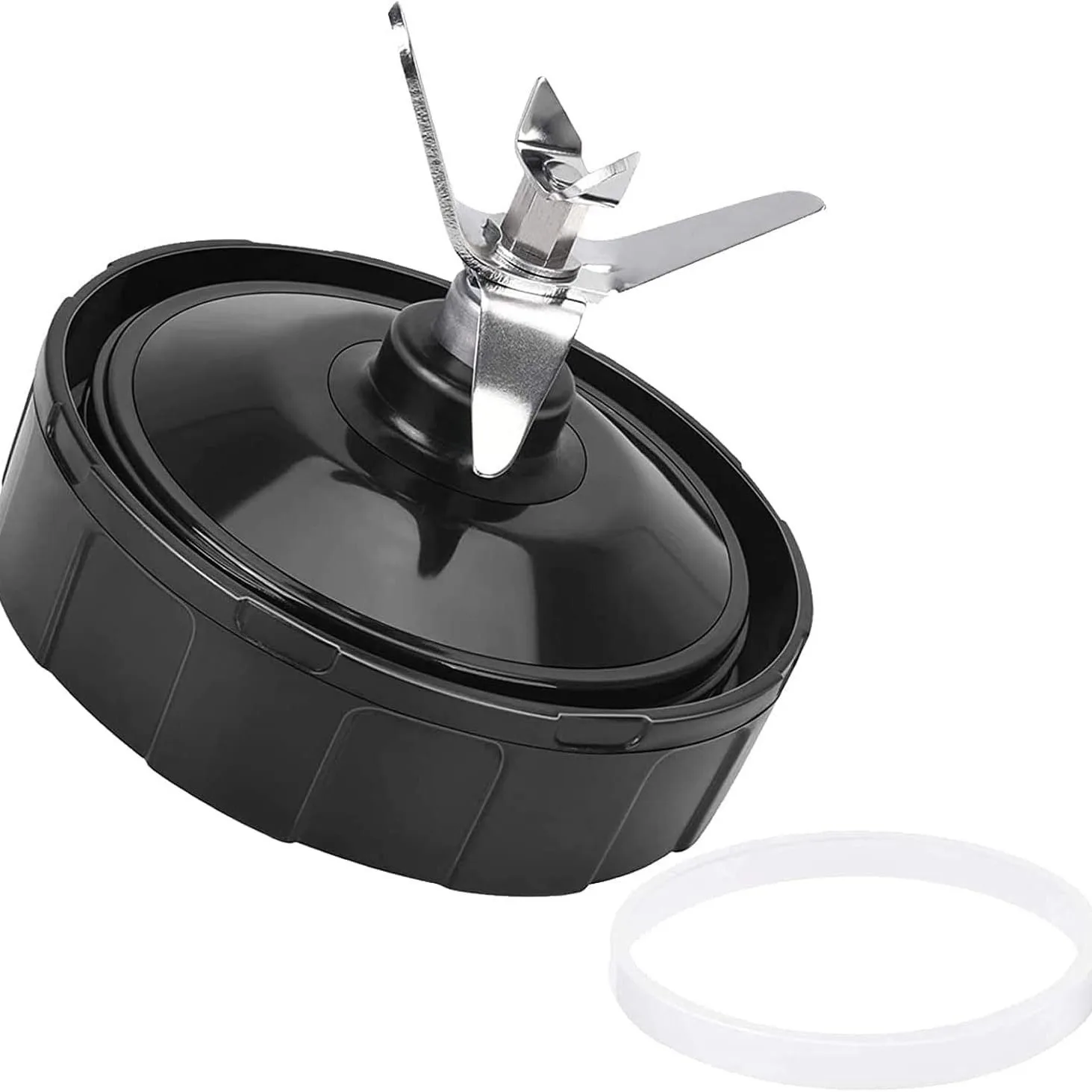 Cuchillas Extractoras de 7 Aletas con Arandela de Goma, Repuestos para Licuadora Ninja, Compatibles con Nutri Ninja Auto IQ BL486 BL642 N1