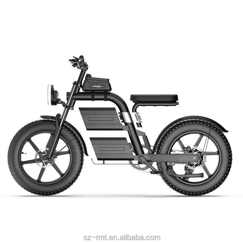 

Factory Hot Selling High-end Electric Bike Exporter 1500w Fat Tire 20inch Bicycle Steel and Aluminum Alloy Frame