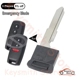KEYECU Uncut Insert Emergency Key Blade for Suzuki SX4 Grand Vitara Swift 2006-2014 Auto Smart Remote Key Fob KBRTS003 TS001