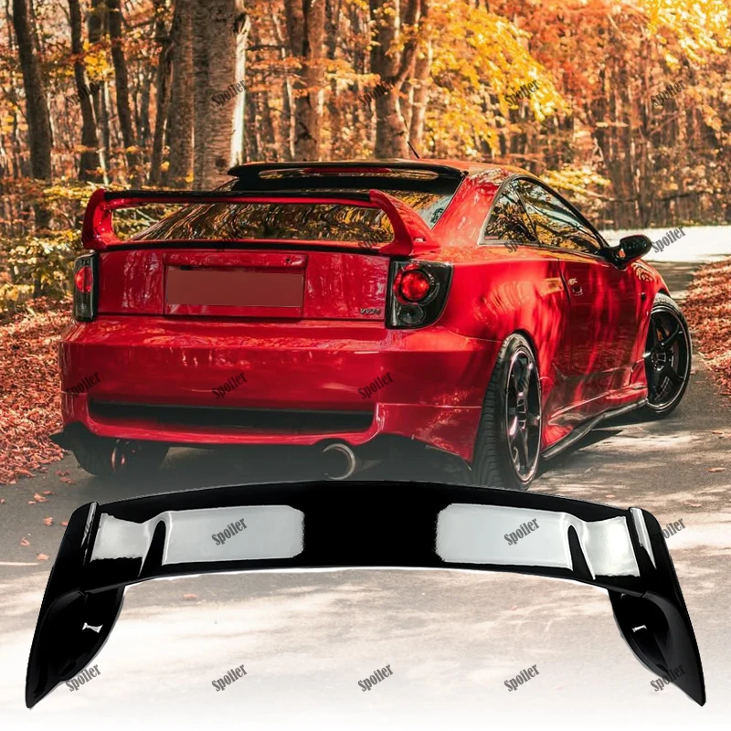 

For TOYOTA CELICA Rear TRUNK SPOILER VVT 2000 02 03 04 2005 High Quality ABS Plastic Car GT Spoiler Trunk Boot Wing Spoiler