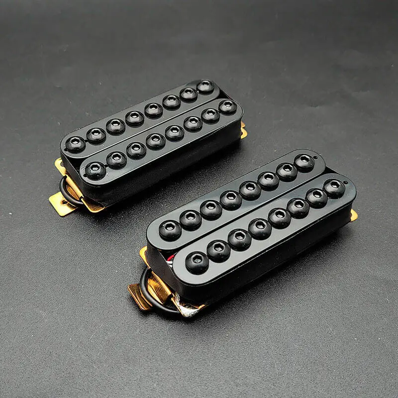 8 سلسلة الغيتار الكهربائي هامبوكر لاقط القطب قطعة قابل للتعديل لفائف الانقسام #1