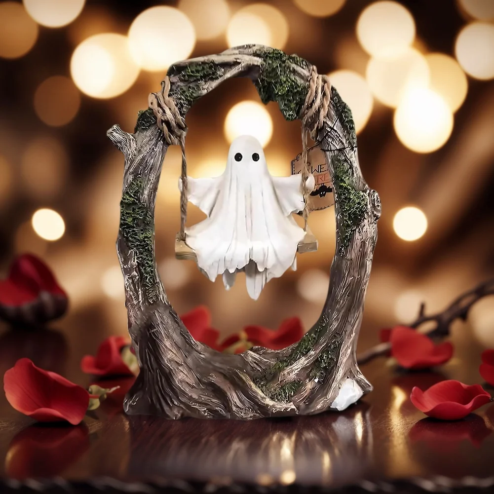 Ghost On Tree Swing…
