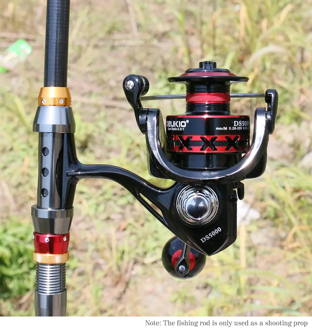 DEUKIO Fishing Reel 5.0:1 Full Metal Spun Wheel Fishing Reel Fishing Reel Far Cast Lure Anchor Fishing Wheel Sea Rod Wheel image 5
