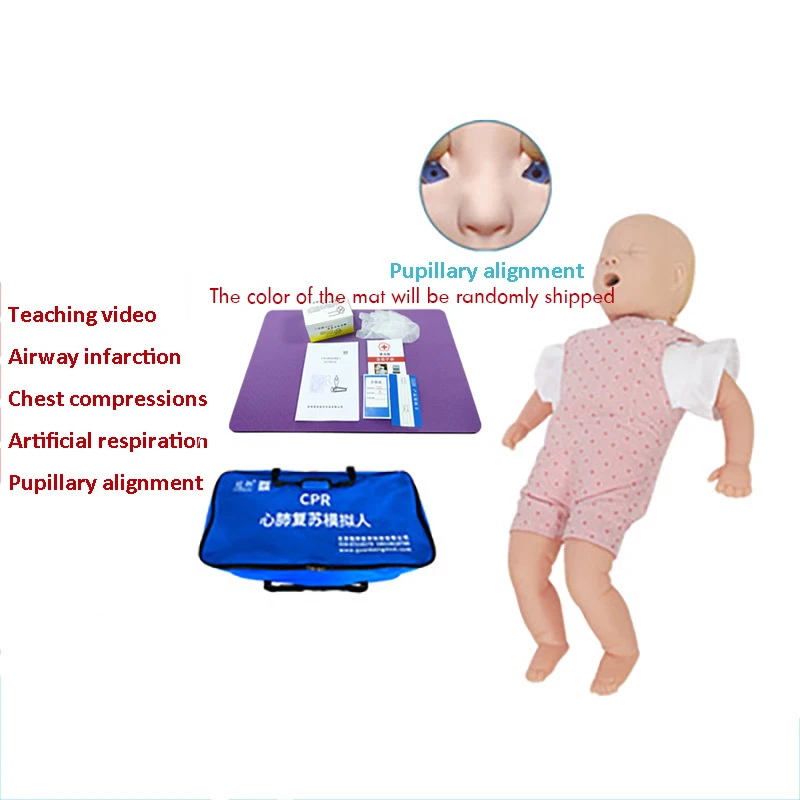 Neonatal Tracheal Infarction Model Airway Obstruction Training Manikin CPR Manikin Medical Nurse Teaching Tool