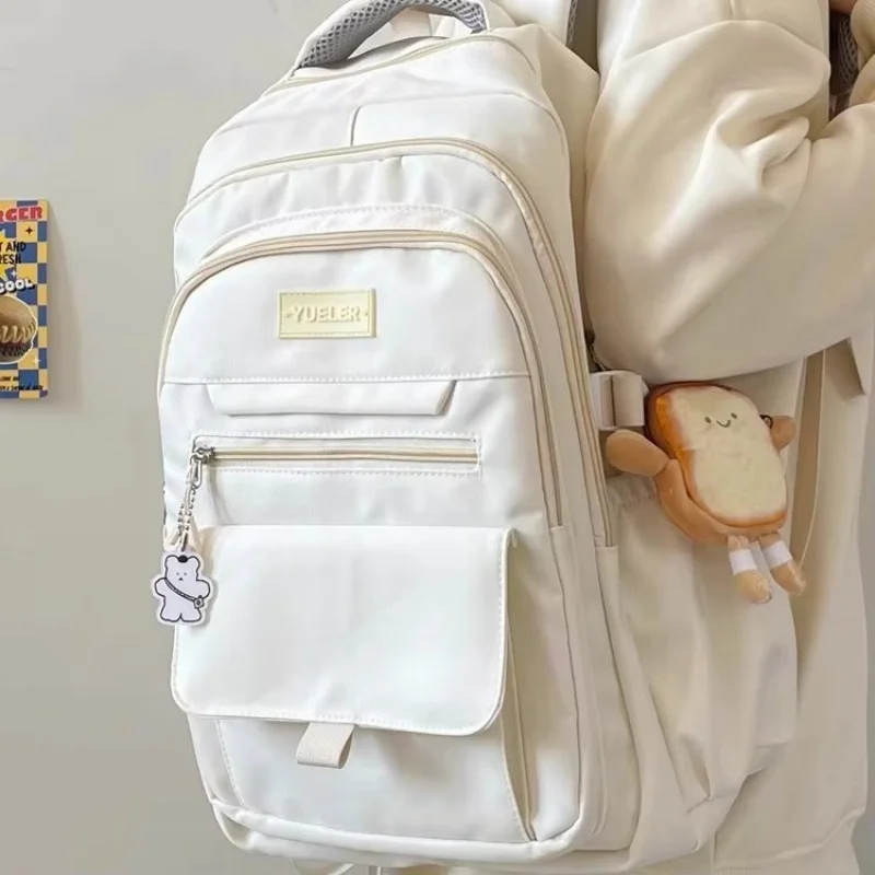 

School Backpack High Aesthetic Korean Japanese Style Middle Large Capacity Schoolbag Girls High School College Laptop Backpack