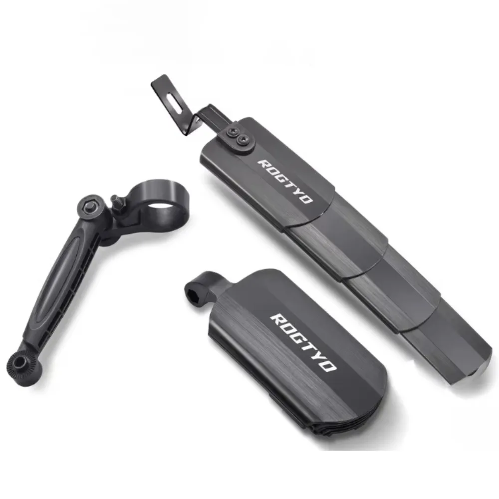 Waterproof Material Bicycle Mudguard Retractable Design Universal Fit Retractable Mudguard Folding Mechanism Bike Splash Guard