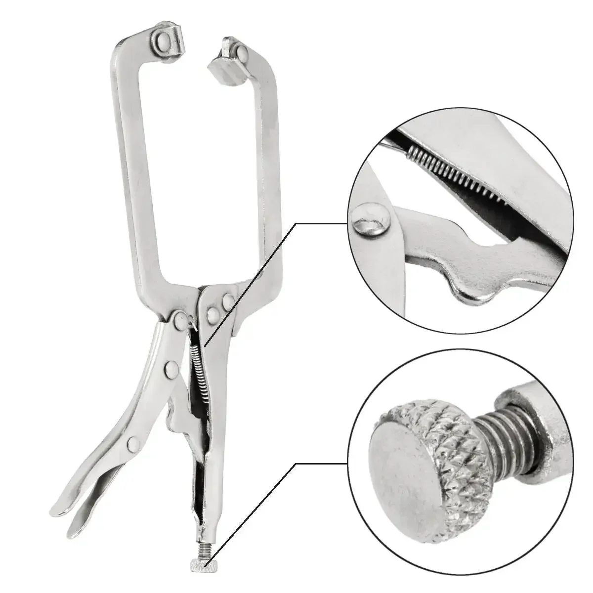 Multi-function 9inch Locking Clamp Locking Vise Grip Welding Clamp C-clamp Sheet Steel Clamp Plier Woodworking Clamps Clips