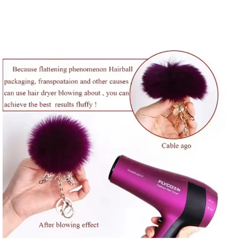 Pompom Fluffy Fur Ball DIY Pompons for Crafts