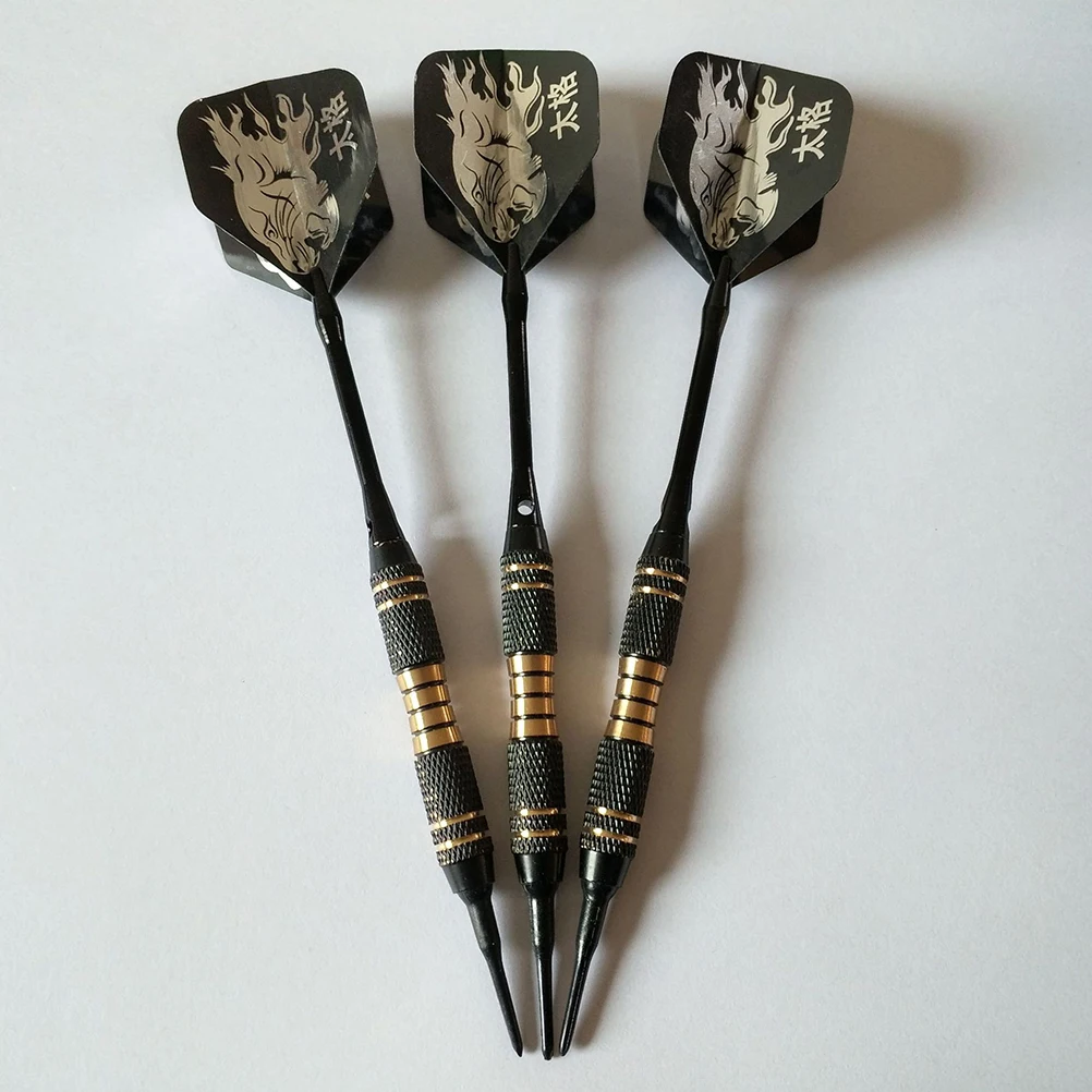 

1 set Copper Dart Kit Professional Needle Tipped Dart Game Supplies for