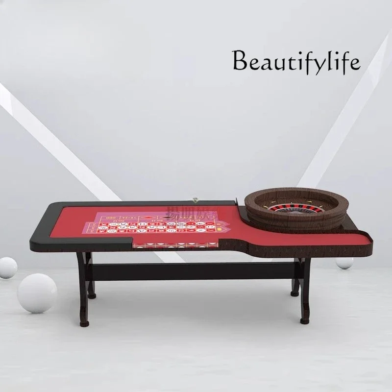 A American I-shaped Foot Roulette Table Russian Roulette Table Custom Factory Equipment Supply