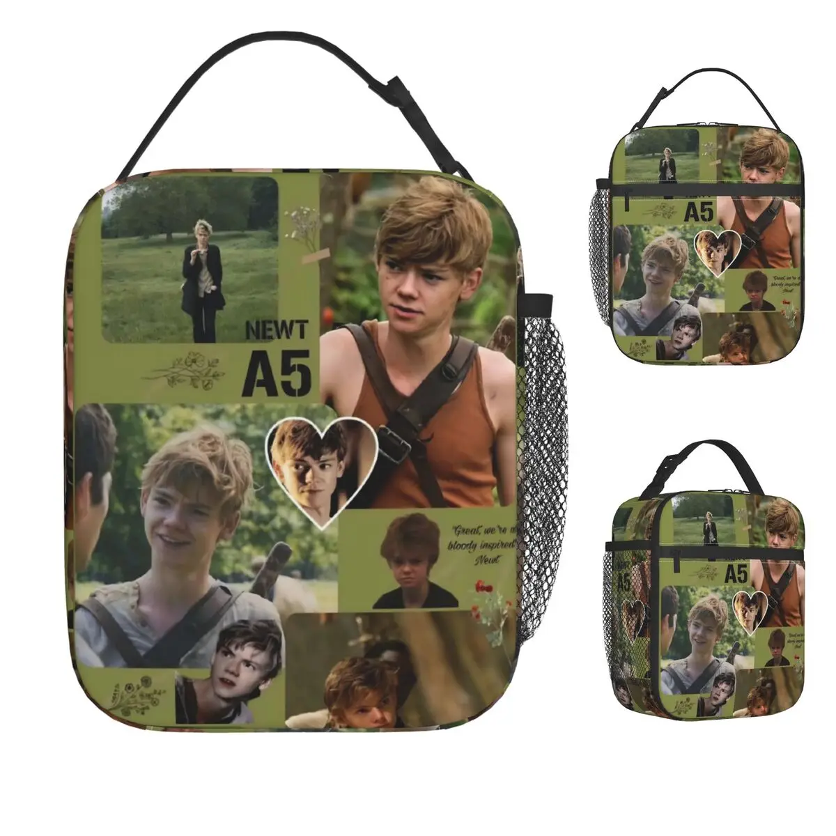 

Лабиринт Бегущий Американский Научно-фантастический фильм Сумка для обеда Эстетический ланч-бокс для мужчин Пляжная сумка-холодильник с принтом Сумки для еды