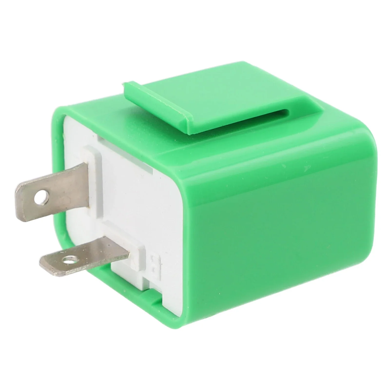 Motorrad Blinker Blitz relais 12VDC 1 stücke 2 Pin abs Material Zubehör einstellbar grün Anzeige Blitz zuverlässig