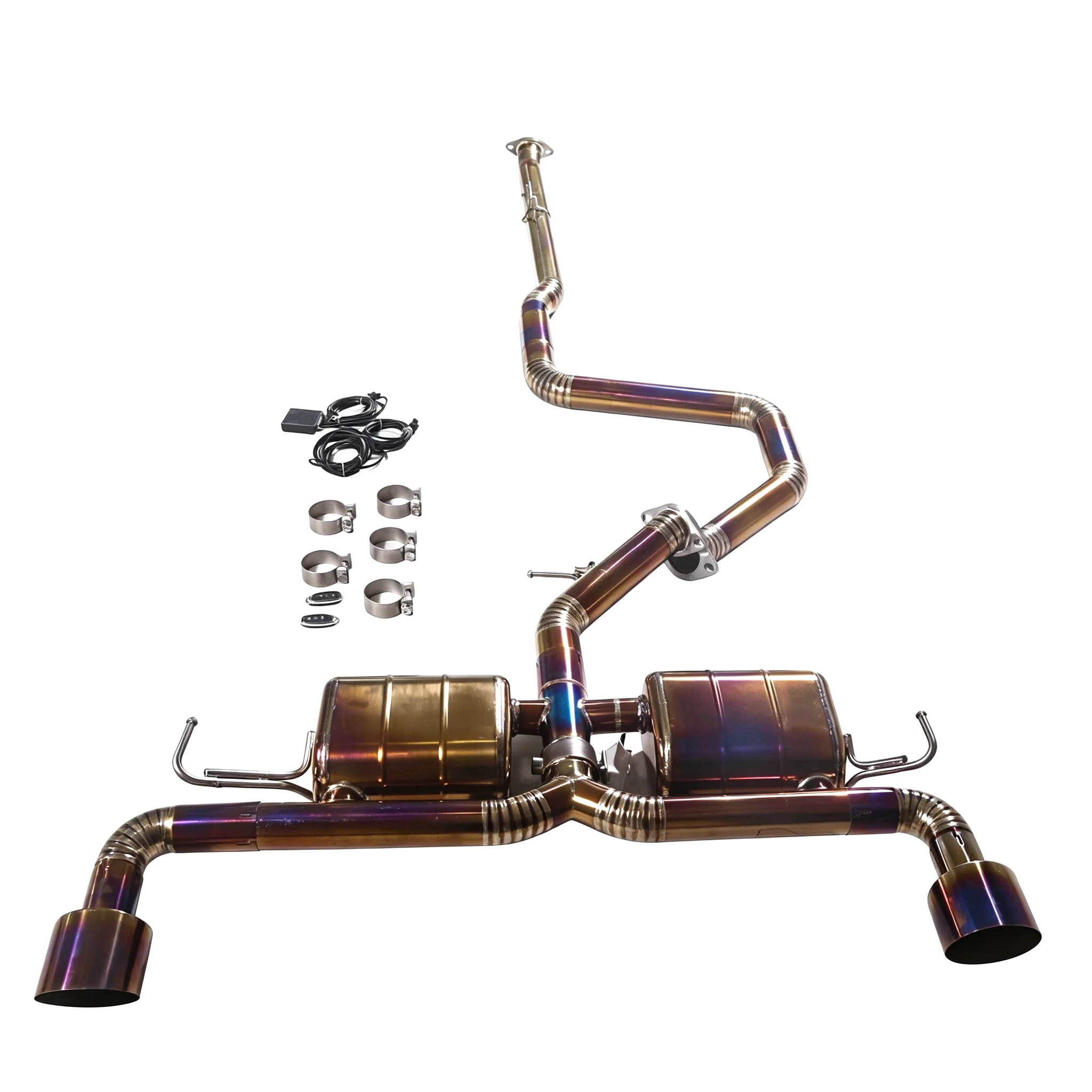 For Applicable to the 2017-2025 Hyundai I30 N 2.0T Titanium Alloy High-permance Mid Rear  Exhaust System with Muffler