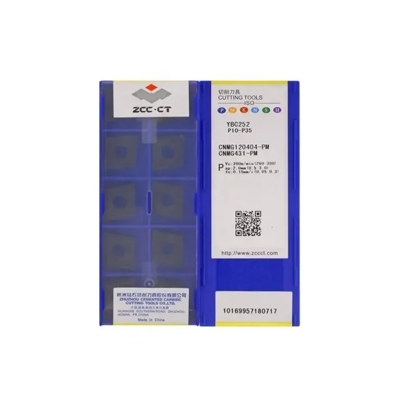 ZCC.CT Original Carbide insert SNMG120404 SNMG120408 SNMG120412-PMCutting tools CNC External Turning Tool Lathe steel processing