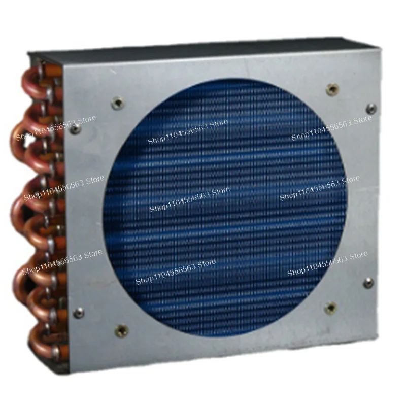 A74E Aluminum Fin Copper Tube Heat Exchanger for Air/Water Cooled Condenser in Compact Refrigerator & Freezer