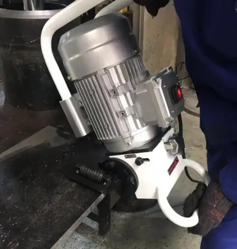 TP-BM15 Handgreep Draagbare Plaat Afschuining Rand Freesmachine voor Metalen Plaat Stalen Plaat Beveler