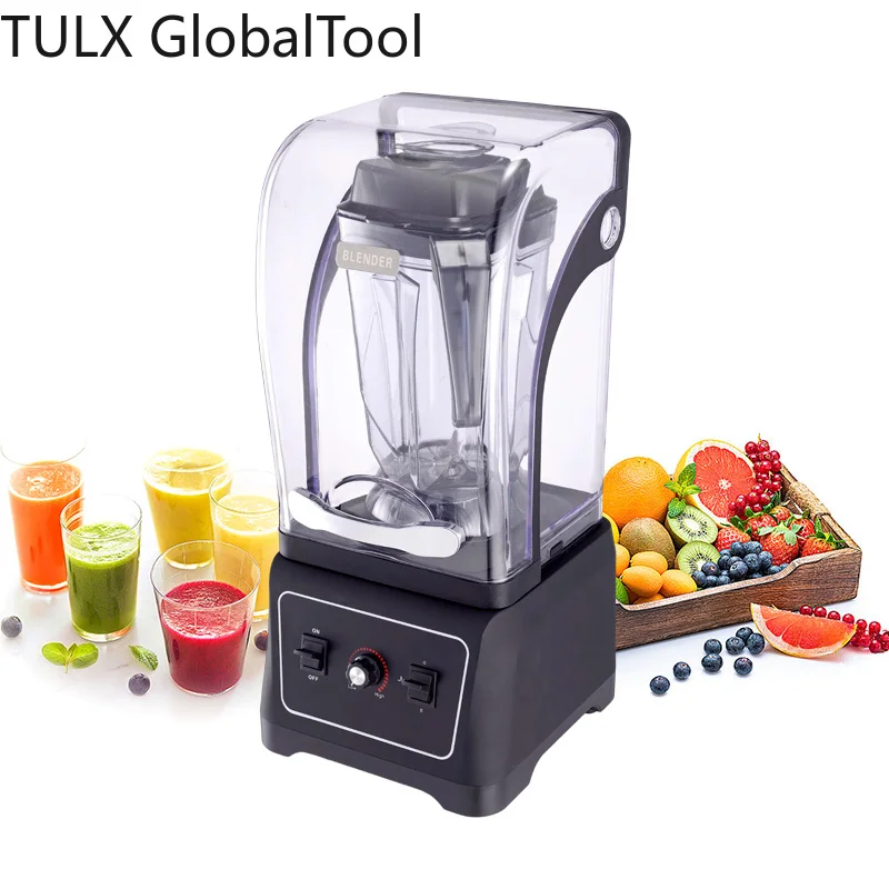 

Блендер TULX BLDC с высокой мощностью, для дома и коммерческого использования, для приготовления соков, звукоизолированный, простой в эксплуатации, промышленный, для фруктов, 2200 Вт