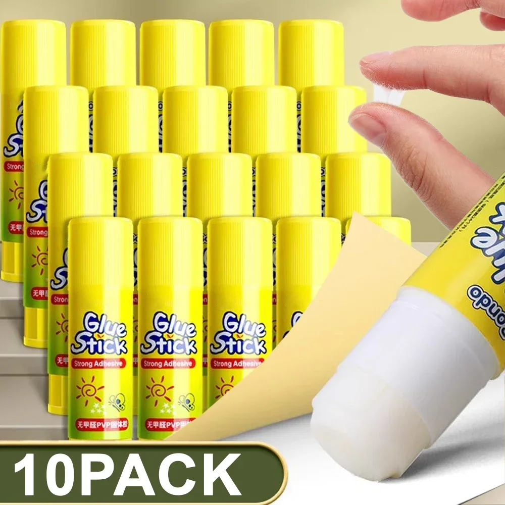 pistolas de cola solidas claras para scrapbooking artesanato alta eficiencia sticks adesao limpar vara para criancas estudantis material de papelaria escolar 9g 01