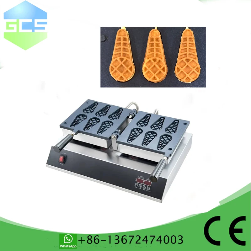 

Commercial Digital Type Designed Torch Shape Waffle Making Machine For Sale Egg Muffin Waffle Machine with CE