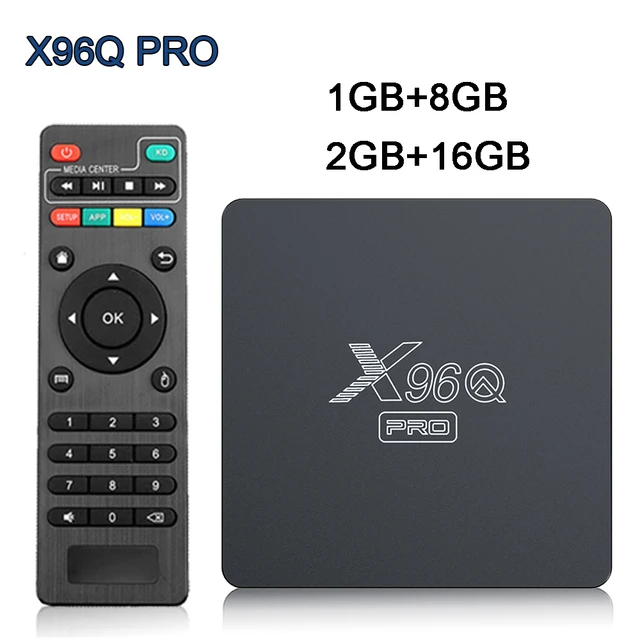 X96Q PRO Smart TV BOX Android 10 Allwinner H313 2GB 16GB X96Q PRO 2.4G WiFi  4K HD Set-Top Box 1G8G Media Player - AliExpress