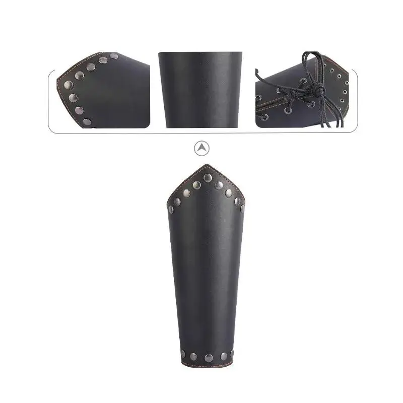 واقي معصم جلدي واسع للرجال والنساء ، حبل شمعي ستيمبونك ، جلد لكل من الرجال والنساء ، رياضة ، ركوب الدراجات ، فارس ، معصم ، أزياء مسرح ، الدعائم