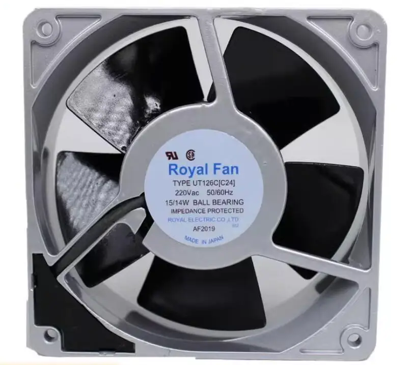 

Royal Fan UT126C AC 220V 15/14W 120x120x38mm Server Cooling Fan