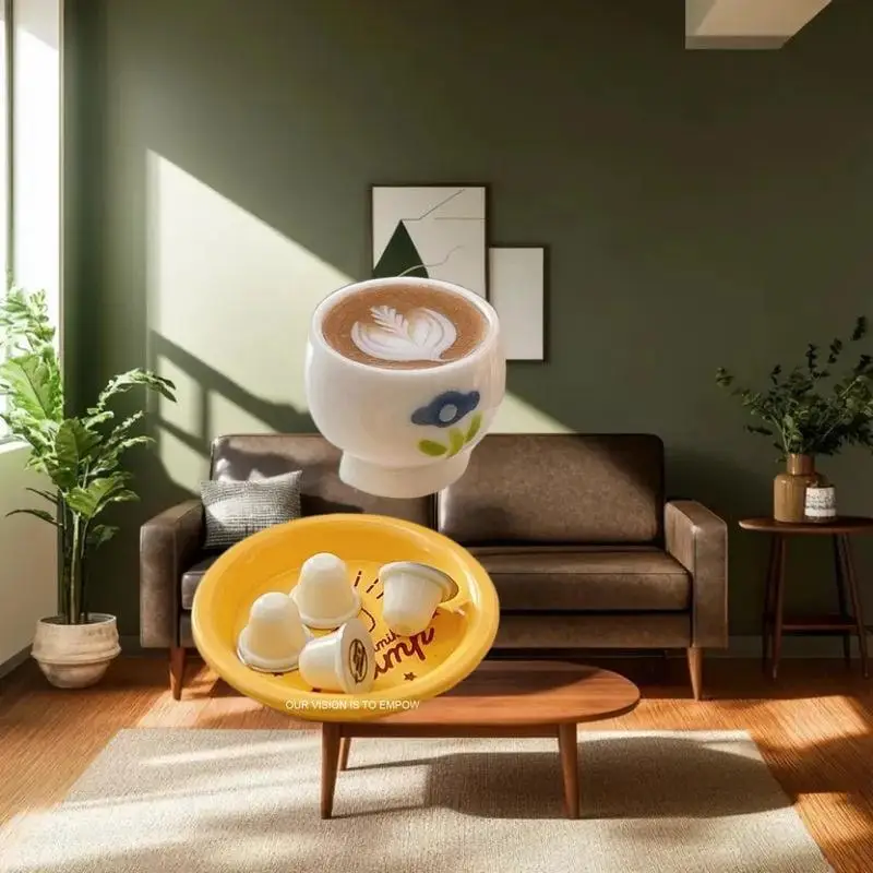 

1 Set Electric Coffee Machine Accessories Toys 1/6 Dollhouse Miniature Kitchen Baking Scene Mini Simulation Capsule Coffee Model