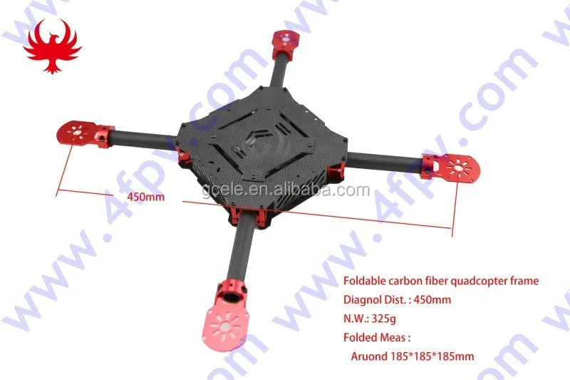 2015 PRODUCT!!Custom carbon fiber foldable frame for RC Aircraft quadcopter,multicopter,multirotor 450mm 550mm 650mm