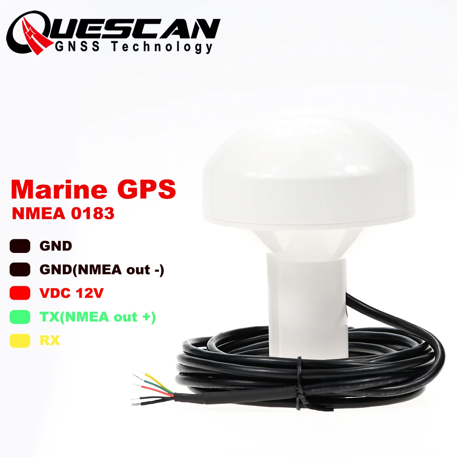 12V morski GPS kompatybilny z Garmin GPSMAP NMEA0183 odbiornik antenowy GPS dla Raymarine Lowrance NMEA 0183 4800 bodów