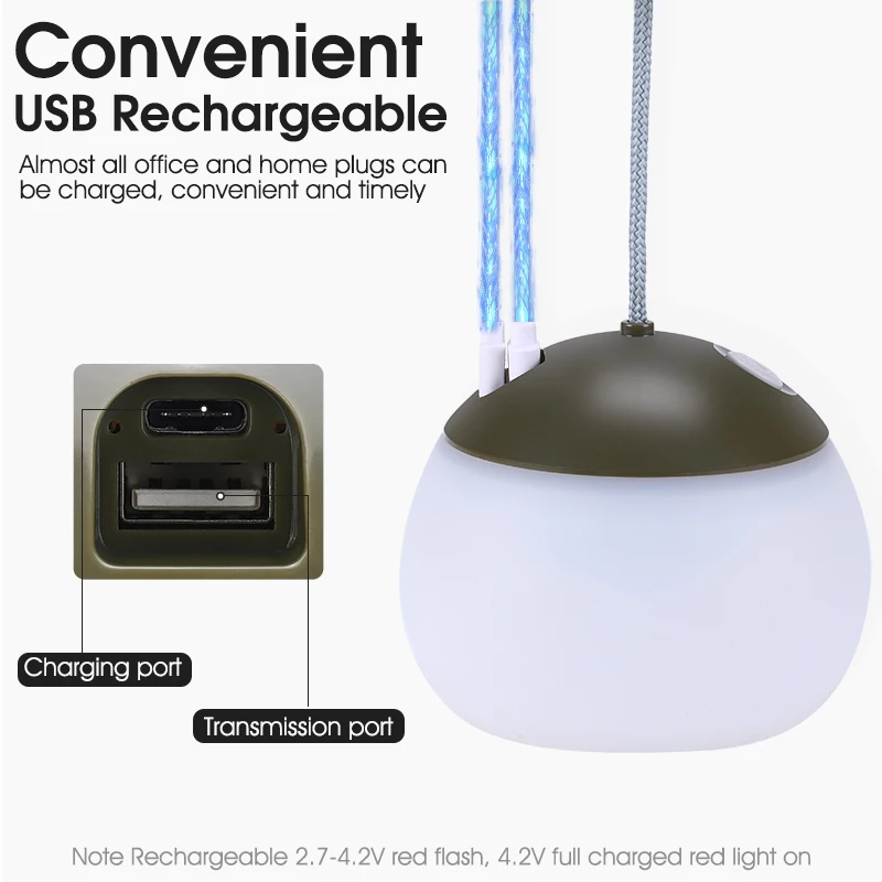 WEST BIKING namiot kempingowy wisząca lampa przenośne latarnie kempingowe USB akumulatorowa lampa Led lampa obozowa do awaryjnego użytku na zewnątrz — zdjęcie 7