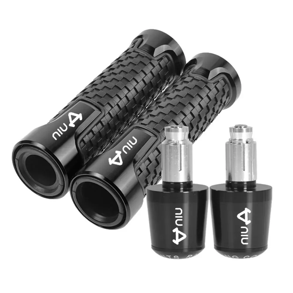 جديد تصميم 7/8 بوصة 22 مللي متر دراجة نارية كهربائية مقبض مكافحة زلة سكوتر مقبض نهاية مقبض ل العجل دراجة نارية كهربائية N1 #4